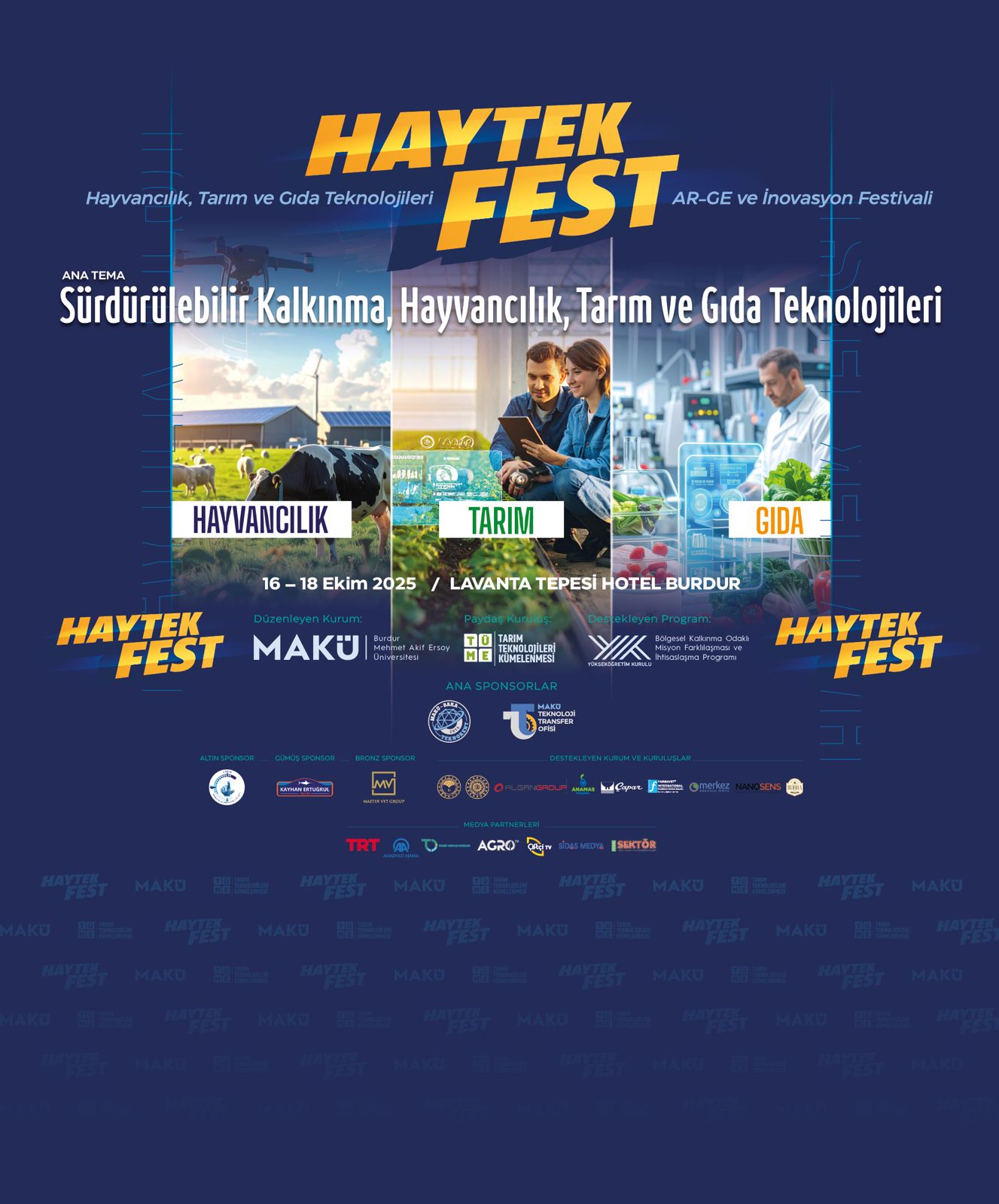 HAYTEKFEST Kapılarını Açtı: Tarım Ve Hayvancılıkta Yeni Teknolojiler Burdur’da Buluştu!