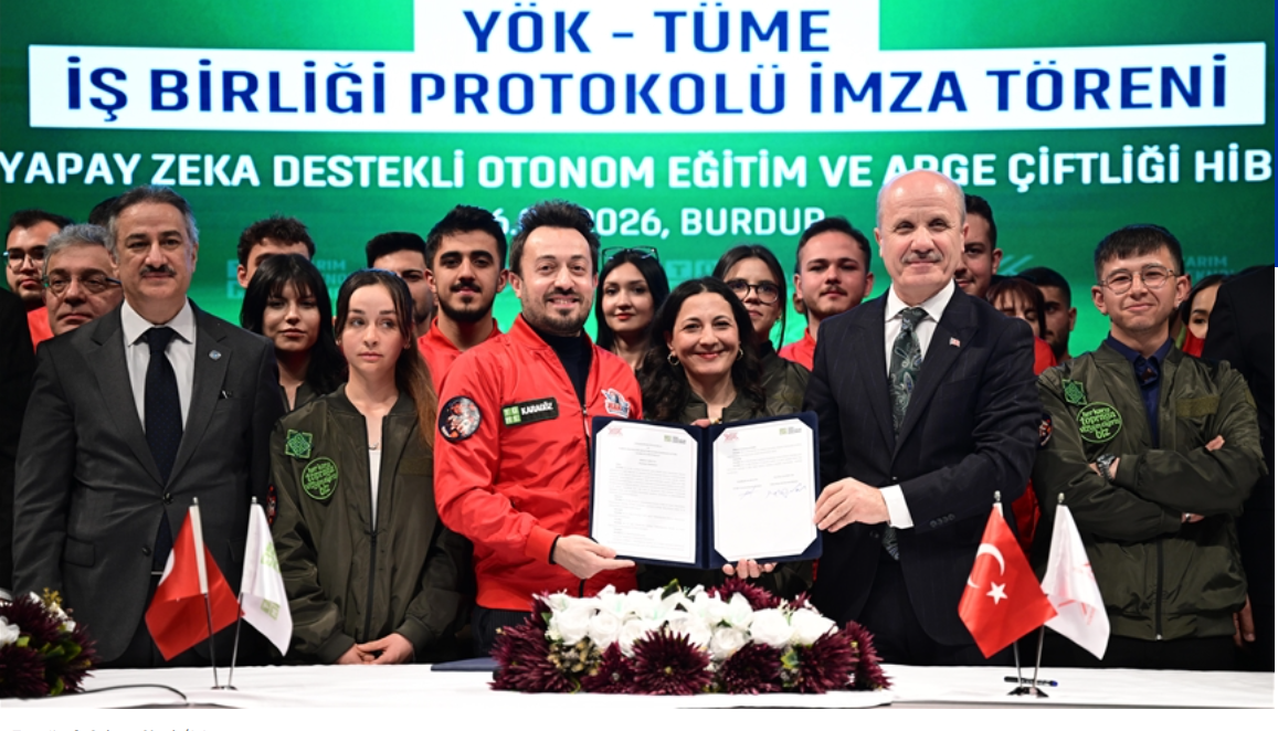 YÖK ve TÜME arasında yapay zeka destekli otonom çiftlik işbirliği protokolü imzalandı